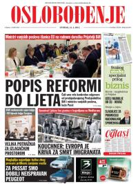 Oslobođenje - broj 24.567, 21. apr 2015.