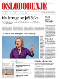 Oslobođenje - broj 27088, 6. sep 2022.