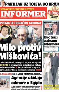 Informer - broj 392, 17. avg 2013.