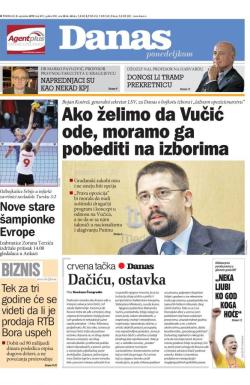 Danas - broj 8015, 9. sep 2019.