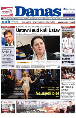 Danas - broj 5897, 21. nov 2013.