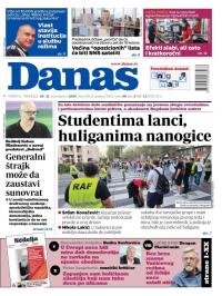 Danas - broj 10022, 20. sep 2025.
