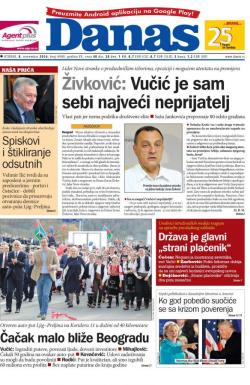 Danas - broj 6980, 8. nov 2016.