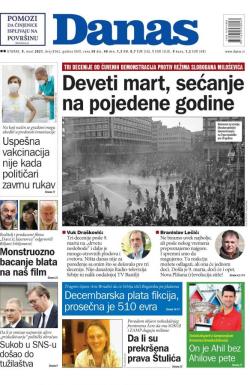 Danas - broj 8562, 9. mar 2021.