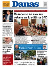 Danas - broj 8397, 25. sep 2020.