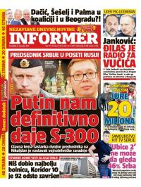 Informer - broj 1721, 18. dec 2017.