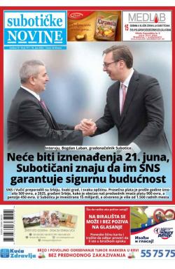 Nove Subotičke novine - broj 171, 18. jun 2020.
