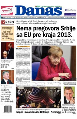 Danas - broj 5465-5466, 15. sep 2012.