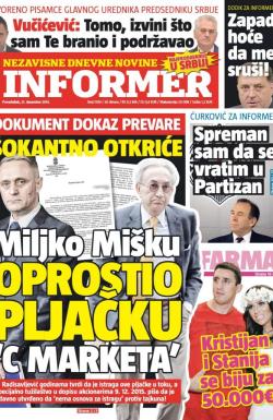 Informer - broj 1109, 21. dec 2015.