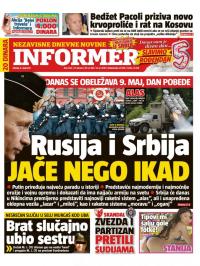 Informer - broj 1530, 9. maj 2017.