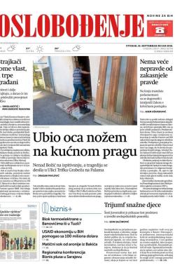 Oslobođenje - broj 25794, 18. sep 2018.