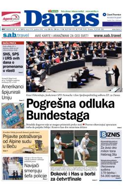Danas - broj 5754, 1. jul 2013.