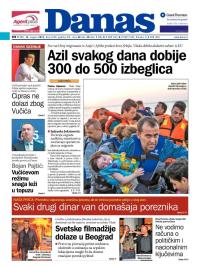Danas - broj 6528, 14. avg 2015.