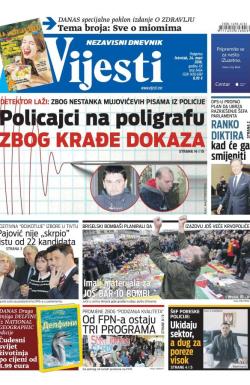 Vijesti - broj 6464, 24. mar 2016.