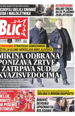 Blic - broj 8868, 4. nov 2021.