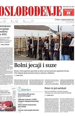 Oslobođenje - broj 26575, 5. jan 2021.