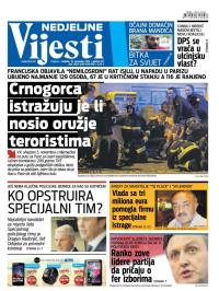 Vijesti - broj 6337, 15. nov 2015.