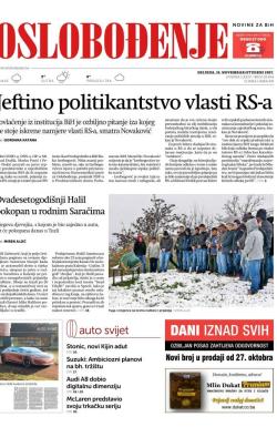 Oslobođenje - broj 25494, 15. nov 2017.