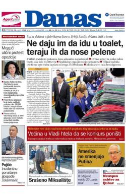Danas - broj 6786, 28. apr 2016.