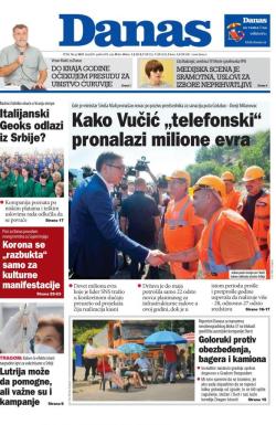 Danas - broj 8691, 16. jul 2021.