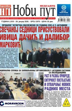 Novi put, Jagodina - broj 2976, 28. jan 2026.