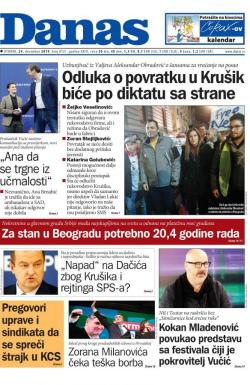 Danas - broj 8121, 24. dec 2019.