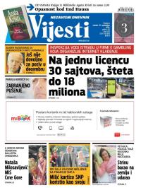 Vijesti - broj 6276, 15. sep 2015.