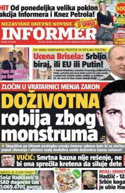 Informer - broj 1280, 14. jul 2016.