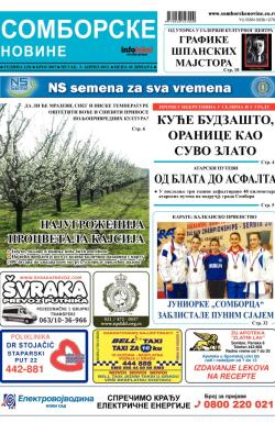 Somborske novine - broj 3067, 5. apr 2013.