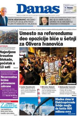 Danas - broj 8862, 3. jan 2022.