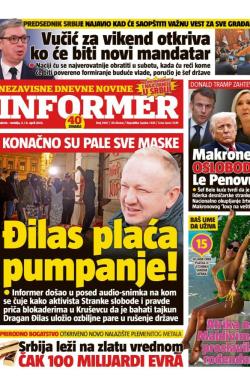 Informer - broj 3947, 5. apr 2025.