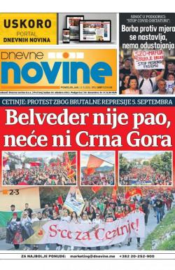 Dnevne novine - broj 3096, 13. sep 2021.