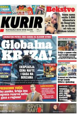 Kurir - broj 4327, 20. mar 2026.