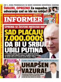Informer - broj 1547, 29. maj 2017.