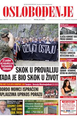 Oslobođenje - broj 24.325, 22. avg 2014.