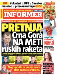 Informer CG - broj 609, 7. maj 2014.