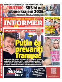 Informer - broj 4054, 12. avg 2025.