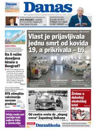 Danas - broj 8738, 1. sep 2021.