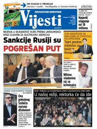 Vijesti - broj 5989, 27. nov 2014.