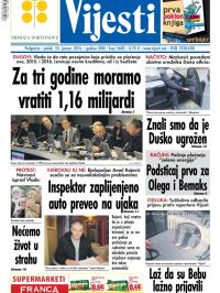 Vijesti - broj 5683, 24. jan 2014.