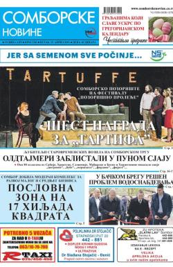 Somborske novine - broj 3382, 19. apr 2019.