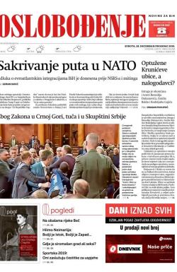 Oslobođenje - broj 26252, 28. dec 2019.