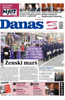Danas - broj 5640-5641, 9. mar 2013.