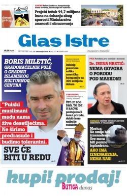 Glas Istre - broj 312, 12. nov 2020.