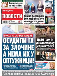 Večernje novosti - broj 2917, 24. mar 2018.