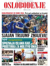 Oslobođenje - broj 24.620, 13. jun 2015.