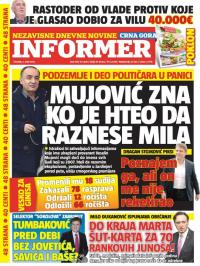 Informer CG - broj 1167, 3. mar 2016.