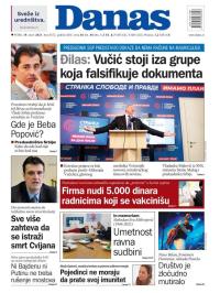 Danas - broj 8572, 19. mar 2021.