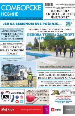 Somborske novine - broj 3436, 30. apr 2020.