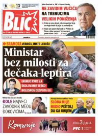 Blic - broj 6714, 22. okt 2015.